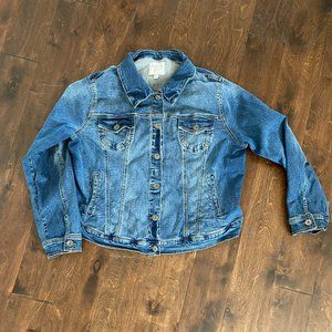 Torrid Denim Jacket Medium Wash Size 2